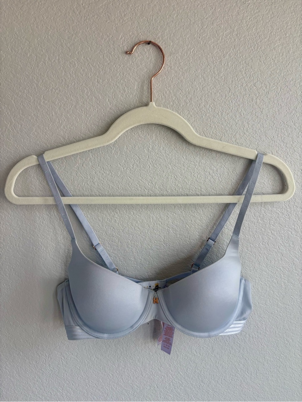 Savage X Fenty Light Blue Silver T-Shirt Bra